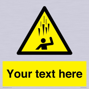 Custom Falling Ice sign